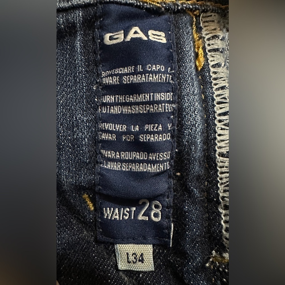 Gas Britney Denim Jeans Women’s Size 28 - Picture 9 of 11
